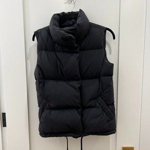 JAMES PERSE Y/OSEMITE DOWN FEATHER PUFFER VEST IN BLACK